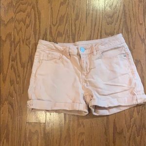 LC Lauren Conrad Peach Denim Shorts - size 2